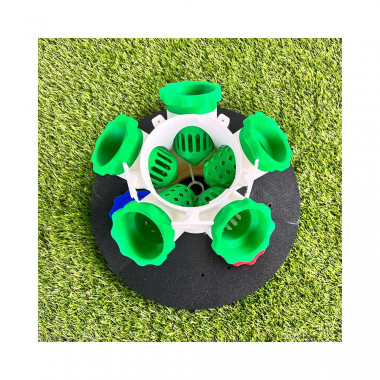 Single-Level Hydroponic Tower with 5 Pods, 32cm Base