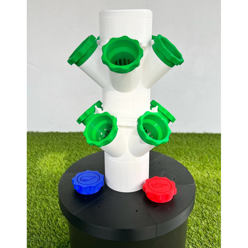 5 Pods Hydroponic Tower - 2 Levels