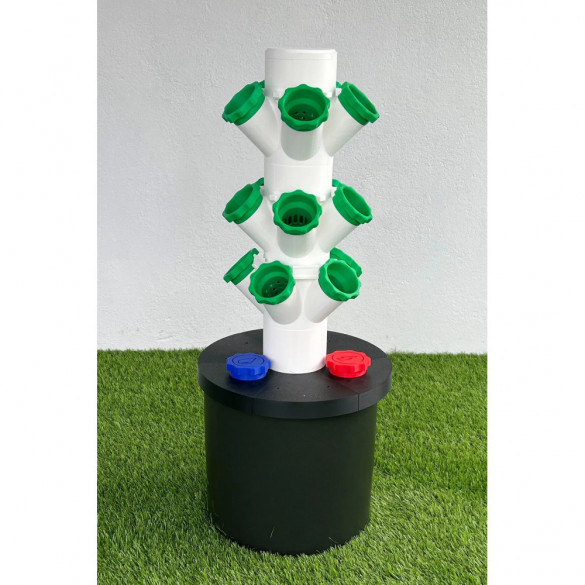 5 Pods Hydroponic Tower - 3 Levels