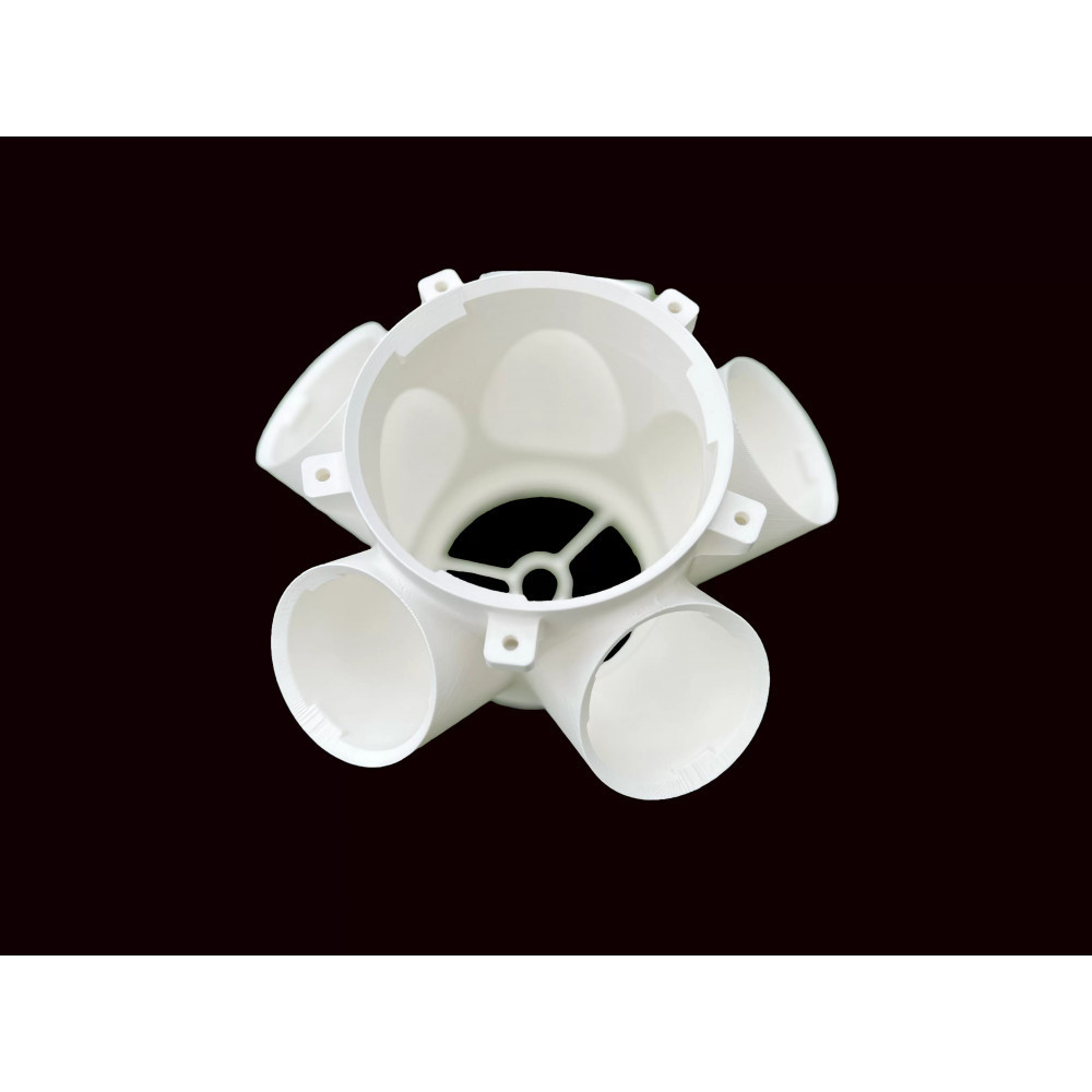 Hydroponic Tower Module with Four Growing Pods