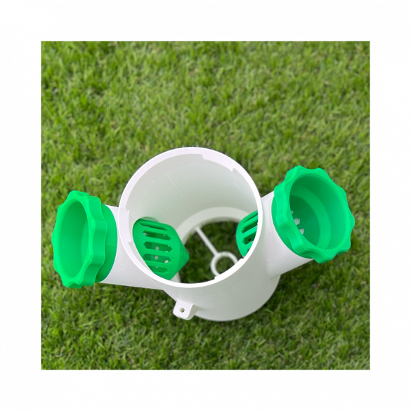 2 Pods Tower Module with 2 Long Net Pots