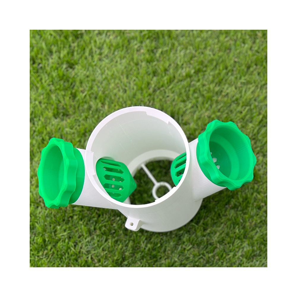 2 Pods Tower Module with 2 Long Net Pots