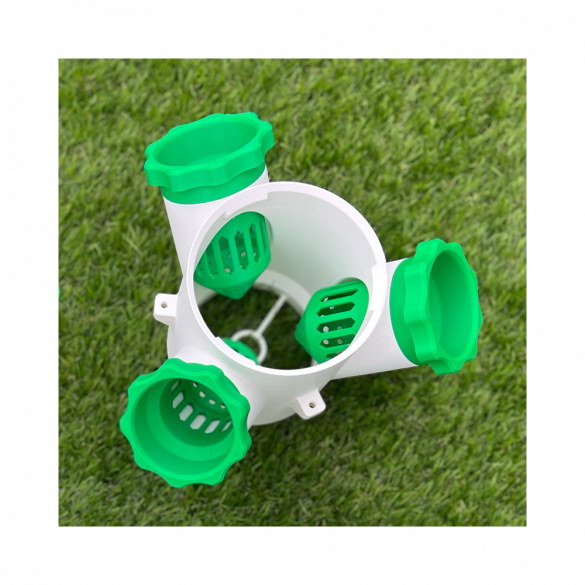 3 Pods Tower Module with 3 Net Pots