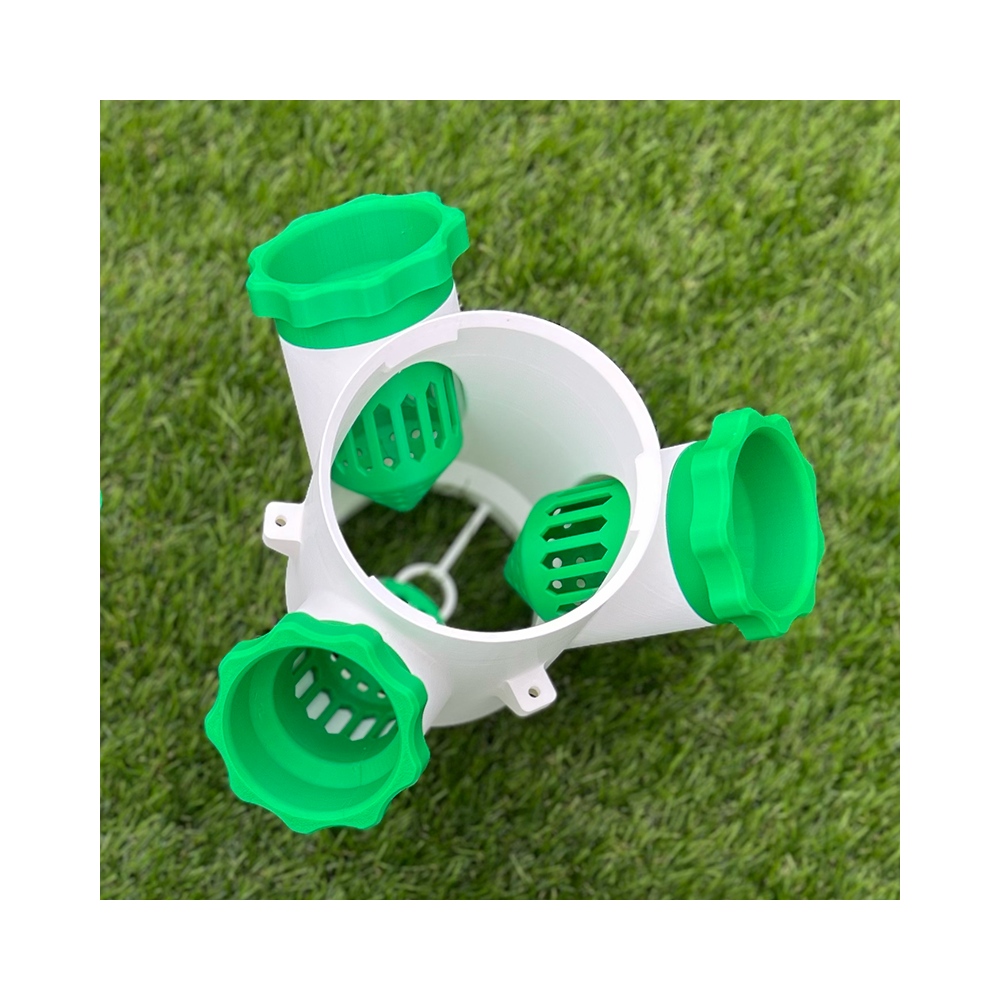 3 Pods Tower Module with 3 Net Pots