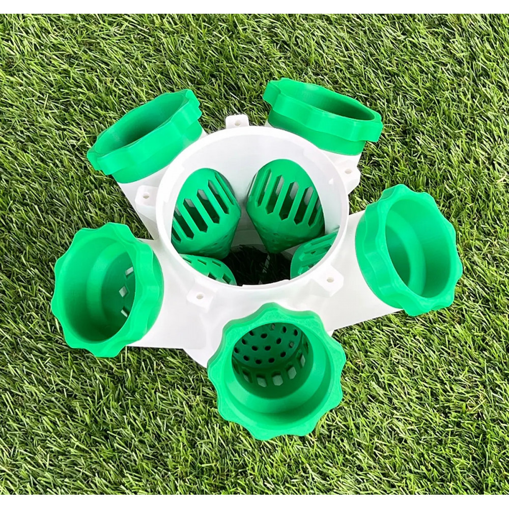 5 Pods Tower Module with 5 Net Pots