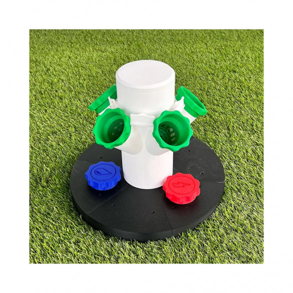 Single-Level Hydroponic Tower with 5 Pods, 32cm Base